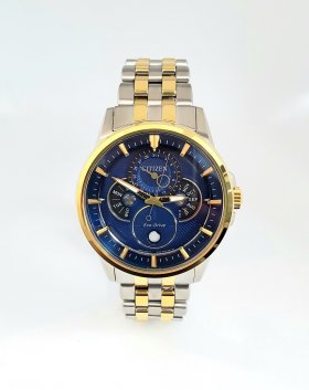 Citizen BU0054-52L Men's Calendrier Moonphase Steel Bracelet Watch