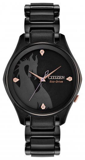 Citizen Women's Eco-Drive Disney Maleficent Black Diamond Watch - EM0595-51W