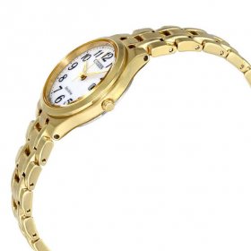 Citizen EW2482-53A Women's Corso Eco-Drive White Dial Yellow Gold Steel Bracelet Watch