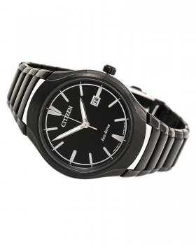 Citizen Men's Eco-Drive Paradigm Black Stainless Steel Watch AW1558-58E
