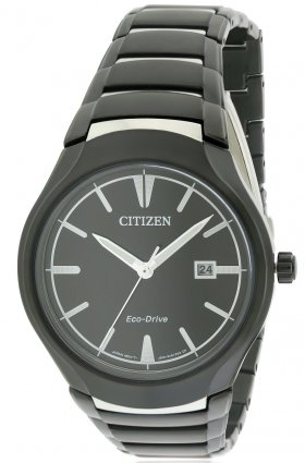 Citizen Men's Eco-Drive Paradigm Black Stainless Steel Watch AW1558-58E