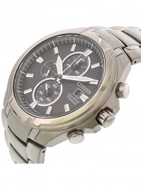 Citizen Men's Eco-Drive CA0700-86E Silver Stainless-Steel Fashion Watch