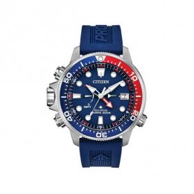 Men's Citizen Eco-Drive Promaster Aqualand Blue Red Watch BN2038-01L