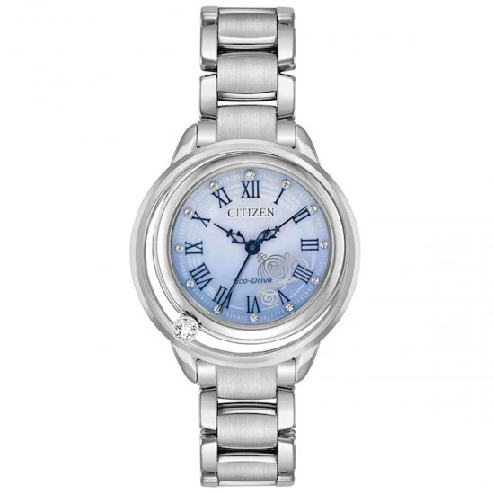 Citizen EW5510-53N Women\'s Disney Silver Bracelet Diamond Watch