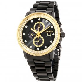 Citizen FB3008-57E Men's Chandler Chrono Black Dial Crystal Watch