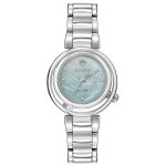 Citizen Women's Eco-Drive Disney Ariel Diamond and Crystal Accent Watch with Mother-of-Pearl Dial - EM0820-56N