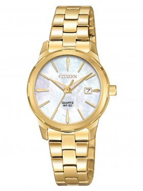 EU6072-56D Women's Quartz MOP Dial Yellow Gold Steel Watch